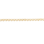 14K Gold Heart Link Chain