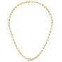 14K Puffed 5.4mm Mariner Chain