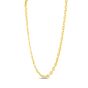 14K Puffed 5.4mm Mariner Chain