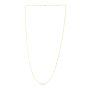 14K Gold Diamond Mirror Chain Necklace