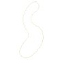 14K Gold Diamond Mirror Chain Necklace