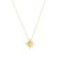 14K Gold Diamond North Star Necklace