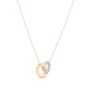 14K Gold & Mother of Pearl Circles Necklace