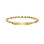 14K Gold Venetian Link ID Bracelet