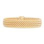 14K Large Mesh Rice Bracelet