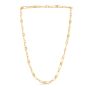 14K Paperclip Rondel Link Chain