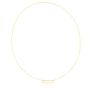14K Elongated Link Push-lock Necklace
