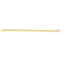 14K Gold Polished Oval Rolo Inspired Link Chain