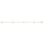 14K Gold Cube Bracelet