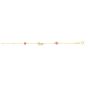 14K Gold Enamel Unicorn Bracelet