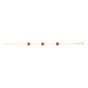 14K Gold Enamel Strawberry Bracelet