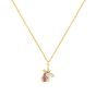 14K Gold Enamel Unicorn Necklace