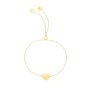 14K Gold Heart Friendship Bracelet