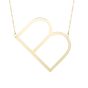 14K Large Angled Initials Series - ALL LETTERS