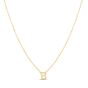 14K Mini Initials Necklace Series - ALL LETTERS