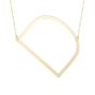 14K Large Angled Initials Series - ALL LETTERS