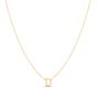 14K Mini Initials Necklace Series - ALL LETTERS