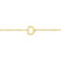 14K Mini Initials Bracelet - ALL LETTERS