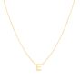 14K Mini Initials Necklace Series - ALL LETTERS