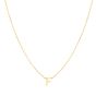 14K Mini Initials Necklace Series - ALL LETTERS