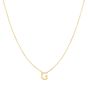 14K Mini Initials Necklace Series - ALL LETTERS