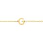 14K Mini Initials Bracelet - ALL LETTERS