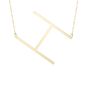 14K Large Angled Initials Series - ALL LETTERS