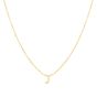 14K Mini Initial J Necklace