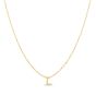 14K Mini Initials Necklace Series - ALL LETTERS