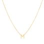 14K Mini Initials Necklace Series - ALL LETTERS
