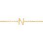 14K Mini Initials Bracelet - ALL LETTERS