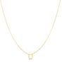 14K Mini Initials Necklace Series - ALL LETTERS