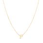 14K Mini Initials Necklace Series - ALL LETTERS