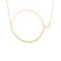 14K Large Angled Initials Series - ALL LETTERS