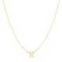 14K Mini Initials Necklace Series - ALL LETTERS