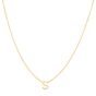 14K Mini Initials Necklace Series - ALL LETTERS