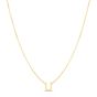 14K Mini Initials Necklace Series - ALL LETTERS