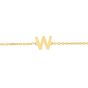 14K Mini Initials Bracelet - ALL LETTERS
