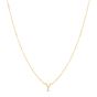 14K Mini Initials Necklace Series - ALL LETTERS