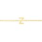 14K Mini Initials Bracelet - ALL LETTERS