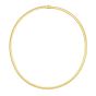 14K & Silver 4mm Reversible Bi Metal Omega