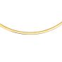 14K & Silver 5mm Reversible Bi Metal Omega