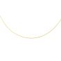 14K Gold 1mm Round Omega with Screw off Lock