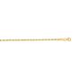 14K Gold 2.5mm Diamond Cut Royal Rope Chain 