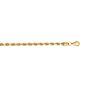 14K Gold 4mm Diamond Cut Royal Rope Chain 
