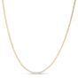 14K 2.3mm Round Pave Franco Chain