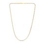 14K 3.2mm Round Pave Franco Chain