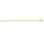 14K Gold 1.2mm Round Wheat Chain 
