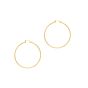 14K Gold 2x55mm Hoops
