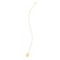 14K Rectangle Moon Talisman Pendant 